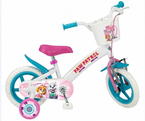 Rower dzieciecy TOIMSA 12" Psi Patrol Biały 1281 Girl - Galeria zdjęcie 4