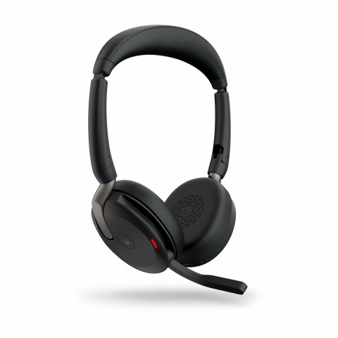 Zestaw Słuchawkowy Bezprzewodowy Jabra Evolve2 65 Flex MS stereo black USB-A - Galeria zdjęcie 1
