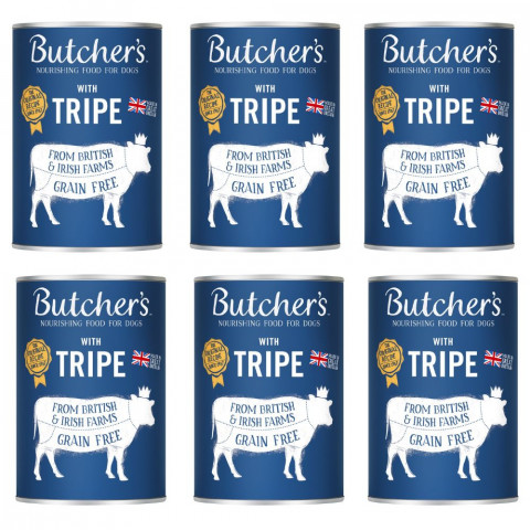 BUTCHER'S Original Tripe Mix Pasztet ze żwaczem - mokra karma dla psa - 6x400g - Galeria zdjęcie 1