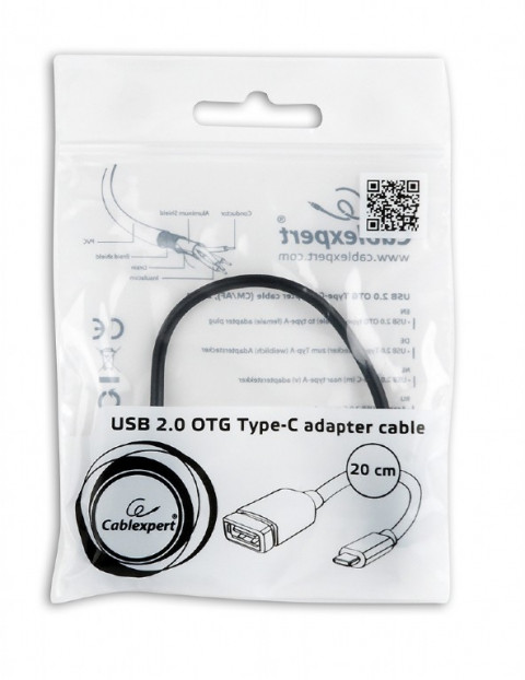 GEMBIRD KABEL OTG USB-C 2.0 TYP-C (M) - USB AF - Galeria zdjęcie 2