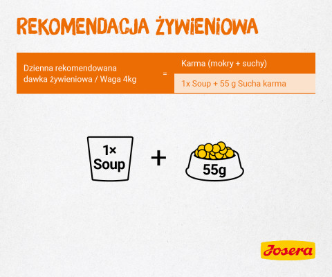 JOSERA Zupa kurczak z marchwią i szpinakiem - mokra karma dla kota - 70 g - Galeria zdjęcie 4
