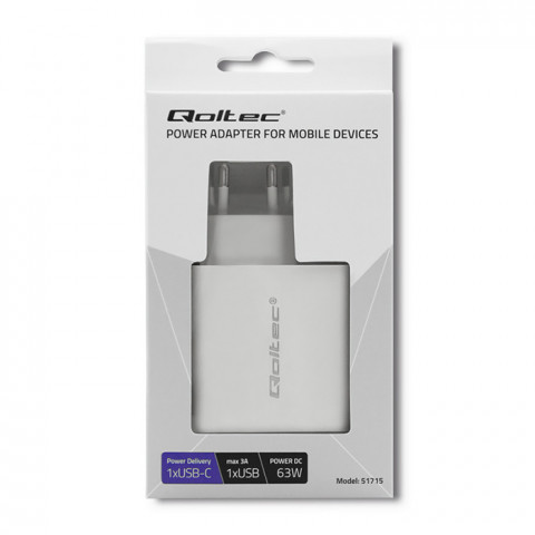 QOLTEC ŁADOWARKA SIECIOWA 63W | 5-20V | 1.5-3A - Galeria zdjęcie 7