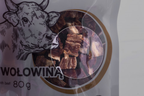 HILTON Treserki mięsne z wołowiną - przysmak dla psa - 80 g - Galeria zdjęcie 2