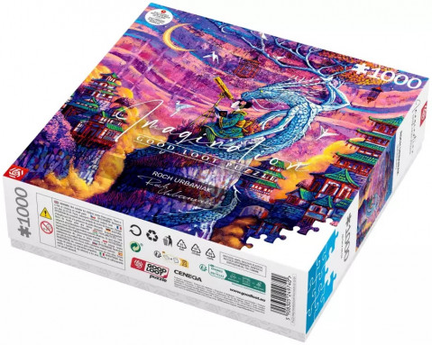 Puzzle Good Loot Imagination Puzzle: Roch Urbaniak Sakura i Ryu 1000 elementów - Galeria zdjęcie 6