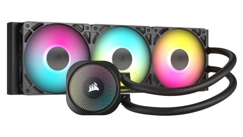 CORSAIR NAUTILUS 360 ARGB, 360mm Radiator, Liquid CPU Cooler - Galeria zdjęcie 1