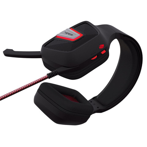 Słuchawki wokółuszne z mikrofonem Patriot Viper V330 Stereo Gaming (czarno-czerwony) - Galeria zdjęcie 3