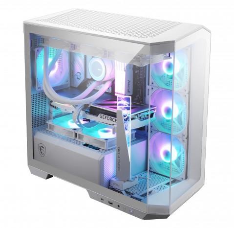 Obudowa MSI MAG PANO M100R PZ WHITE (306-7G24W21-809) - Galeria zdjęcie 16