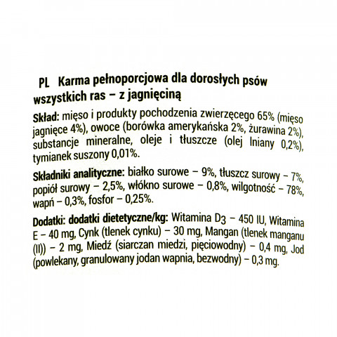 DOLINA NOTECI Rafi MIX 3 SMAKÓW - mokra karma dla psa - 24x400g - Galeria zdjęcie 6