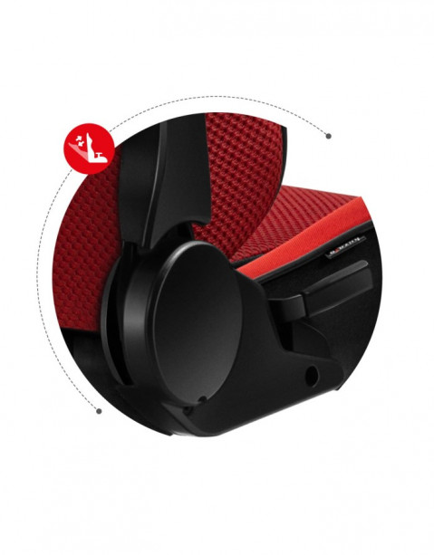 Fotel gamingowy Huzaro Force 6.2 Red Mesh - Galeria zdjęcie 15
