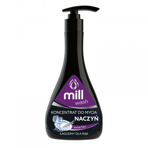 MILL WASH Koncentrat balsam do mycia naczyń Kwiat Bzu 555ml - Galeria zdjęcie 1