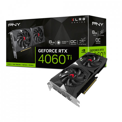 Karta graf. PNY XLR8 RTX 4060 Ti 8GB VERTO OC DUAL - Galeria zdjęcie 11