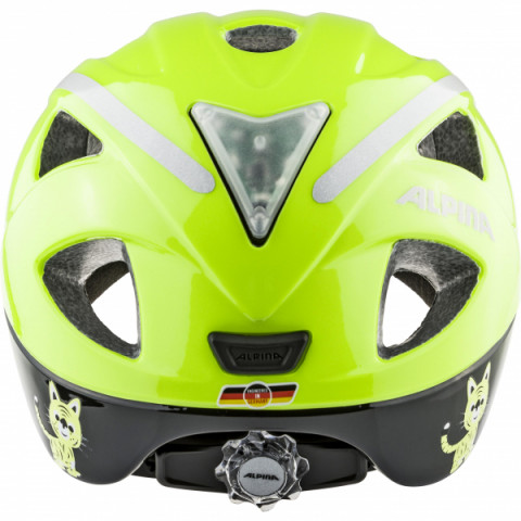 Kask rowerowy ALPINA XIMO FLASH jaskrawy żółty 49-54 - Galeria zdjęcie 4
