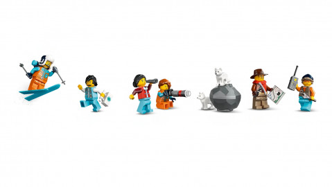 LEGO CITY 60470 TRAINS EXPLORERS' ARCTIC POLAR EXPRESS TRAIN - Galeria zdjęcie 4