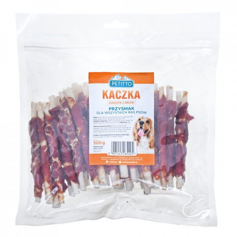 PETITTO Szaszłyk z kaczki - przysmak dla psa - 500 g - Galeria zdjęcie 5