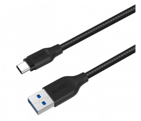 AUKEY KABEL USB-A - USB-C, 5GBPS, QC 15W, OPLOT,2M - Galeria zdjęcie 2