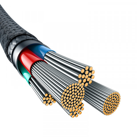 Kabel Baseus Unbreakable USB C-IP 20W 2m (biały) - Galeria zdjęcie 6