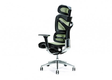 Ergonomiczny fotel biurowy ERGO 700 zielony - Galeria zdjęcie 2