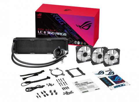 Chłodzenie Asus ROG STRIX LC II 360 ARGB AM5 - Galeria zdjęcie 2
