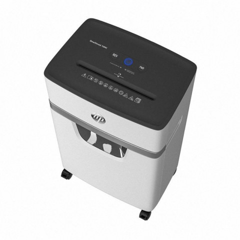 HP Niszczarka ONESHRED 10MC, mikrościnki, P-5, 10 kart., 20l, jasnoszara - Galeria zdjęcie 2