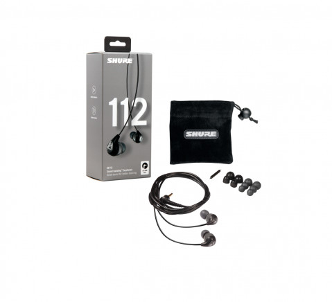 Shure SE112-GR-EFS - Słuchawki douszne, szare - Galeria zdjęcie 2
