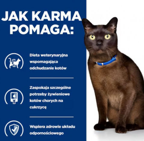 HILL'S Prescription Diet M/D Diabetes Care Chicken - sucha karma dla kota - 3 kg - Galeria zdjęcie 4
