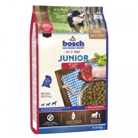 BOSCH Junior Lamb & Rice - sucha karma dla psa - 3 kg - Galeria zdjęcie 1