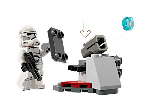 LEGO Star Wars 75372 Zestaw bitewny z żołnierzem armii klonów™ i droidem bojowym™ - Galeria zdjęcie 5