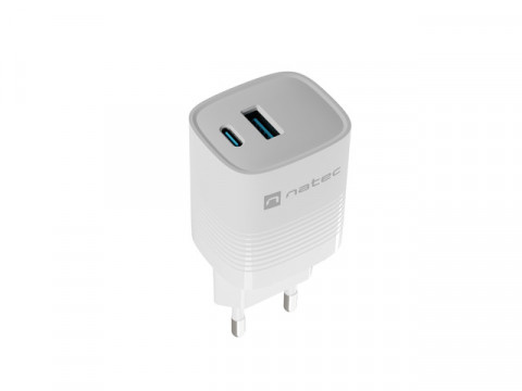 NATEC ŁADOWARKA RIBERA GAN 1X USB-A + 1X USB-C 30W - Galeria zdjęcie 3