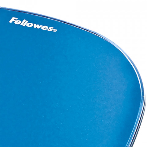 Fellowes CRYSTAL podkładka pod mysz i nadgarstek żelowa niebieska - Galeria zdjęcie 4
