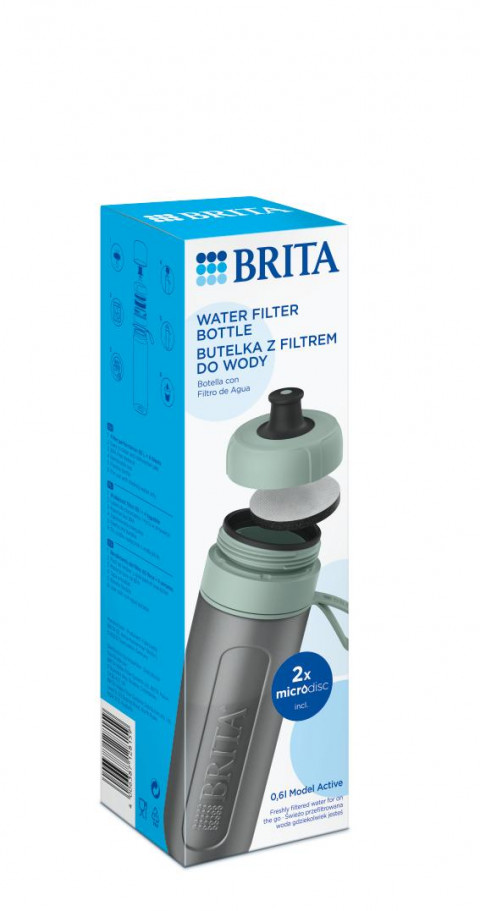 Butelka filtrująca Brita Active zieleń 2 dyski - Galeria zdjęcie 10