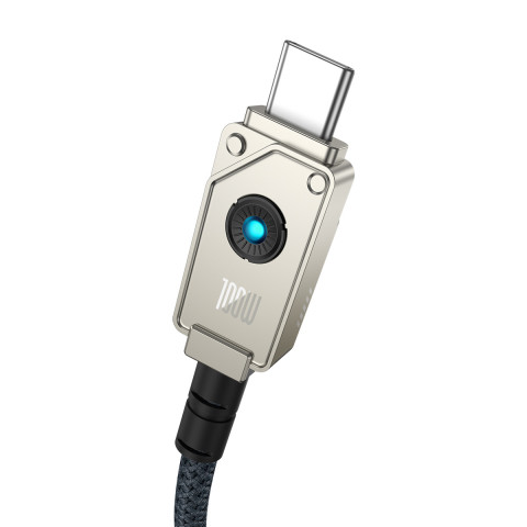 Kabel Baseus Unbreakable Typ C-Typ C 100W 1m (biały) - Galeria zdjęcie 4