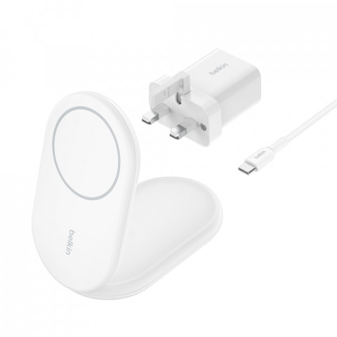 BELKIN ŁADOWARKA MAGSAFE QI2 15W BIAŁA ZASILACZ - Galeria zdjęcie 2