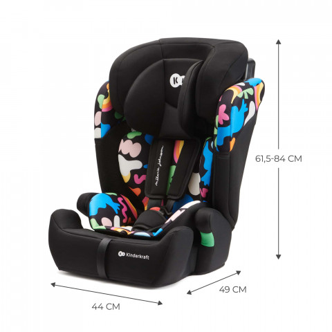 Kinderkraft fotelik COMFORT UP i-Size 9-36kg Happy - Galeria zdjęcie 6