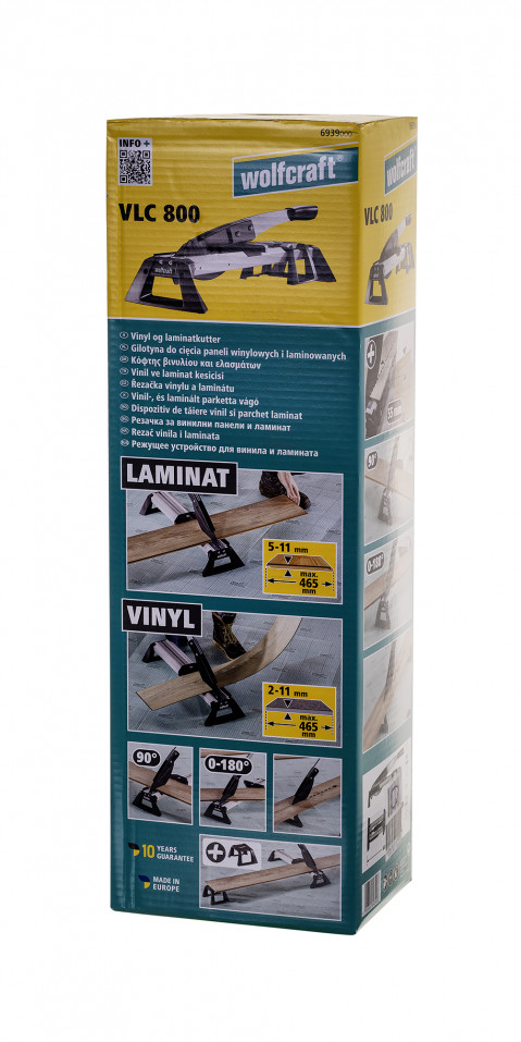Gilotyna do paneli Wolfcraft VLC 800 (winylowe i laminowane) - Galeria zdjęcie 9