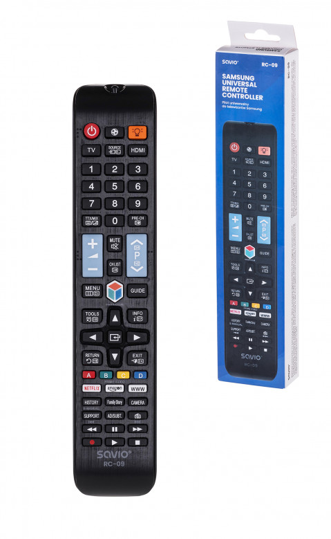 SAVIO PILOT ZAMIENNIK DO TV SAMSUNG SMART RC-09 - Galeria zdjęcie 1