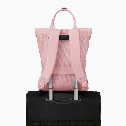 American Tourister Urban Groove Pastels Roll Top Backpack Pastel Pink - Galeria zdjęcie 5