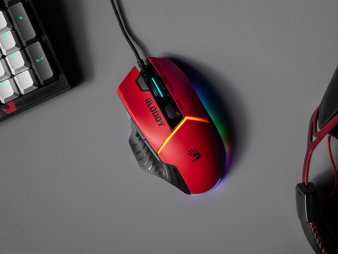 A4TECH MYSZ W95MAX USB SPORTS RED A4TMYS47257 - Galeria zdjęcie 5