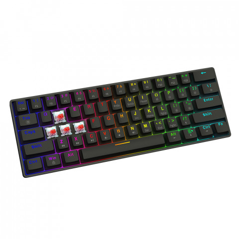 SAVIO KLAWIATURA MECHANICZNA BLACKOUT X2 RED - Galeria zdjęcie 5