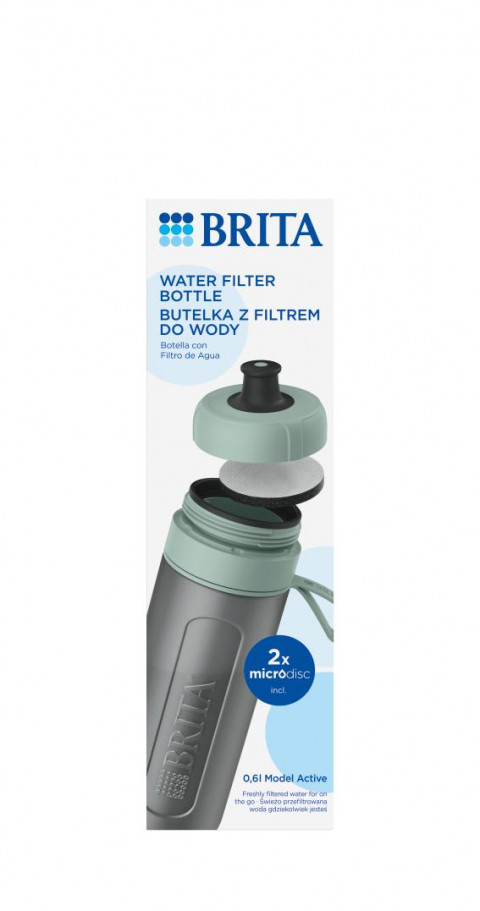Butelka filtrująca Brita Active zieleń 2 dyski - Galeria zdjęcie 8