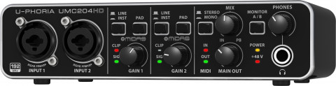 Behringer UMC204HD - Interfejs audio USB - Galeria zdjęcie 5