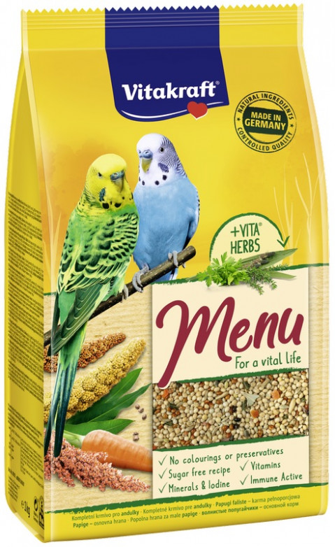 VITAKRAFT Menu Vital - karma dla papugi falistej - 1 kg - Galeria zdjęcie 1