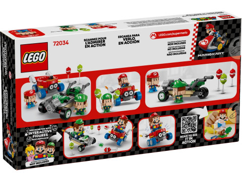 LEGO SUPER MARIO 72034 Mario Kart - Baby Mario kontra Baby Luigi - Galeria zdjęcie 2