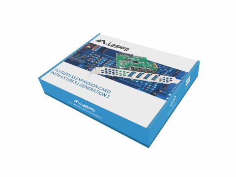 LANBERG KARTA PCI-E X1 -> 4X USB-A 3.1 GEN1 ŚLEDŹ - Galeria zdjęcie 2