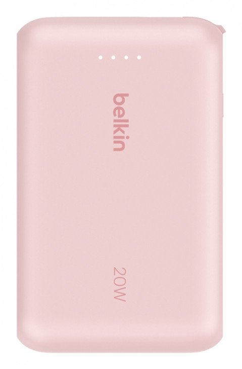 BELKIN POWERBANK 10 000 MAH, 20W, KABEL USB-C,PINK - Galeria zdjęcie 6