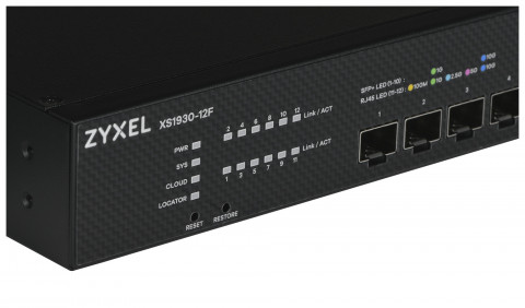 Switch Zyxel XS1930-12F 12p Managed Multigigabit/10G - Galeria zdjęcie 3