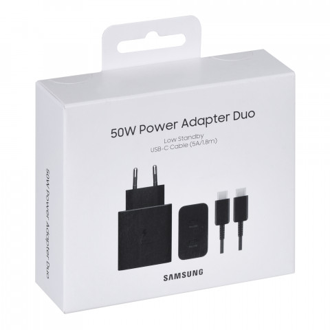 Samsung 50W Power Adapter Duo, Black - Galeria zdjęcie 5