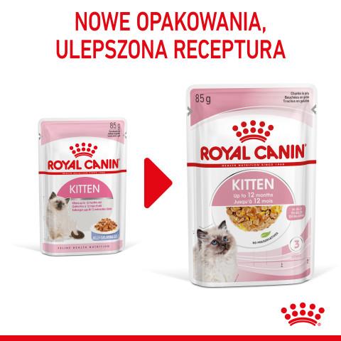 Royal Canin FHN Kitten Instinctive w galaretce - mokra karma dla kociąt - 12x85 g - Galeria zdjęcie 3
