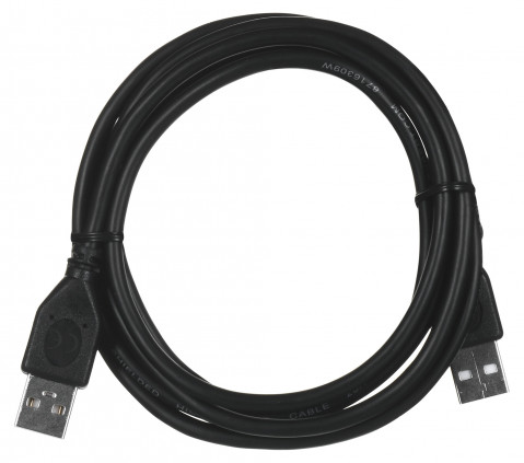 Kabel Gembird ( USB A - USB A M-M 1,8m czarny ) - Galeria zdjęcie 5