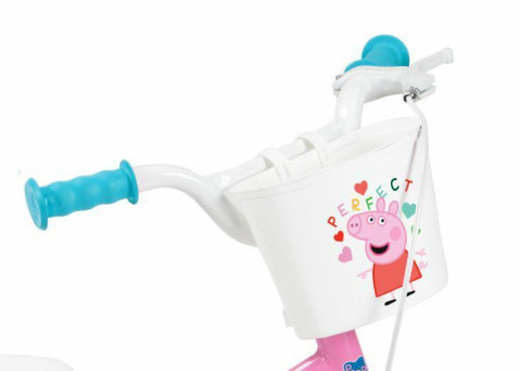 Rower dziecięcy 12" Świnka Peppa różowa 1195 Pink TOIMSA - Galeria zdjęcie 5