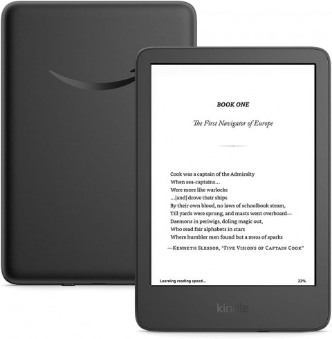 Czytnik Ebook Kindle (11 Generacja) 2024 6” glare-free 16GB Wi-Fi ( bez reklam ) Black - Galeria zdjęcie 1